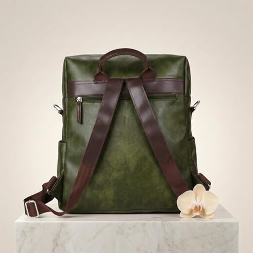 Image of VISMIINTREND Backpack for Women | Stylish Vegan Leather Backpack Bags for Women | College Bag for Girls | Office, Travel & Daily Use