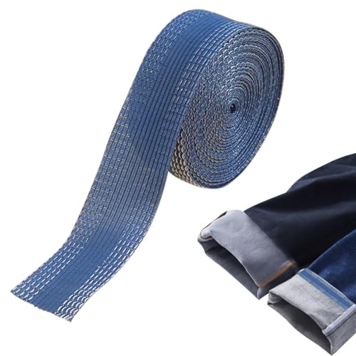Cinta plancha dobladillo – Banda autoadhesiva para remates | Galón costura | Refuerzo extrafuerte sin coser – pantalones, cortinas, trajes – unión lavable alta densidad, cintas planchables para manual