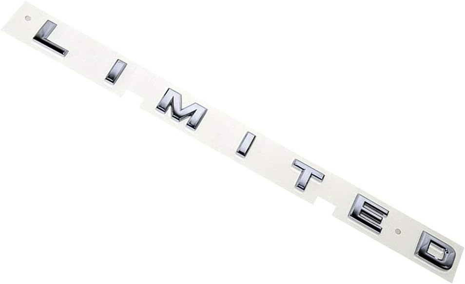 2pcs Limited Emblems, Side Badge Nameplate 3D Replacement Truck Stickers Decals for 150 250 350 (Chrome)