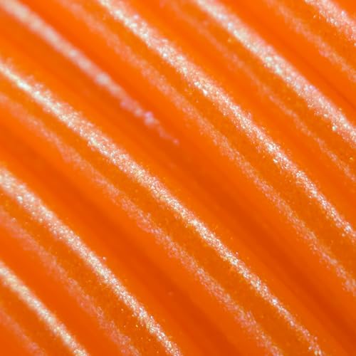 Image of Cookiecad PLA Filament 1.75mm 1kg Iridescent Glitter 3D Printer Filament - Orange Elixir PLA