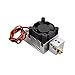 Extrudeuse Hotend Imprimante 3D Extrudeuse/Ajuste pour Cyclops 2 en 1 Sortir 2 Couleurs Hotend 0.4/1.75mm 12V / 24V Fan Bowden avec Titan/Extrudeuse de Bulldog Multi Color Buszle