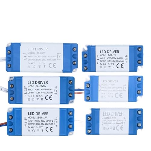 Transformateur LED 300mA avec contrôle automatique de la tension 18-25W