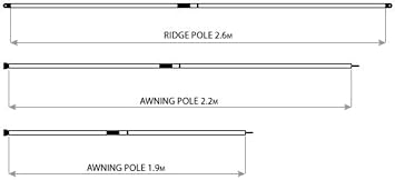 Oztent Telescopic Poles
