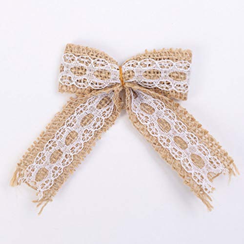 EXCEART 17 Pcs Rolos de Serapilheira Fita Curva- Nó Definir Rústico Tecido de Juta Guita Hemp Corda