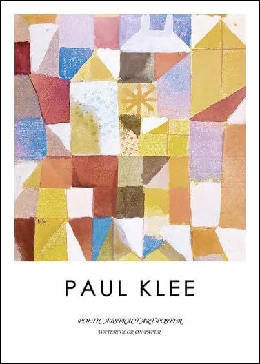 Affiche Paul Klee Park art abstrait déco murale salon 60x80cm
