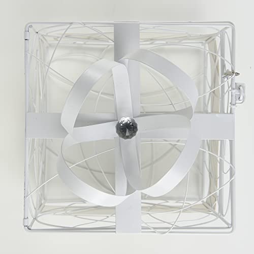 Simplicity White Metal Wedding Card Box, 8.5'' L X 9'' W X 11.2'' H #TOP5