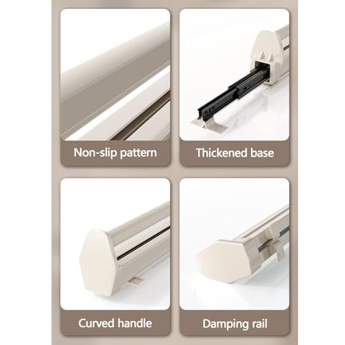 Tringle cintres extensible pour placard profond et gain de place - 7