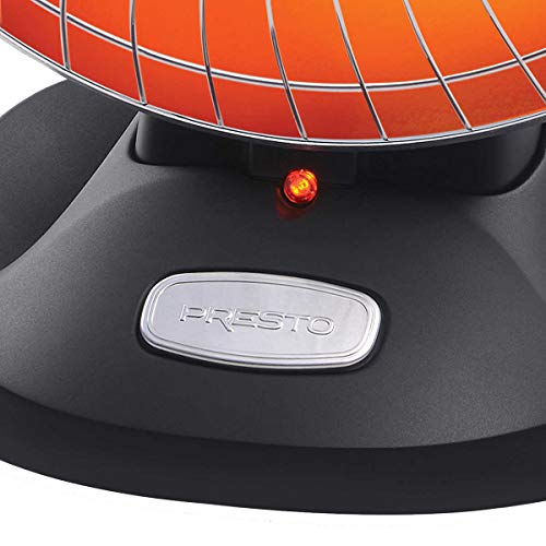 Presto HeatDish Plus Parabolic Heater 120v AC, 1000 Watts