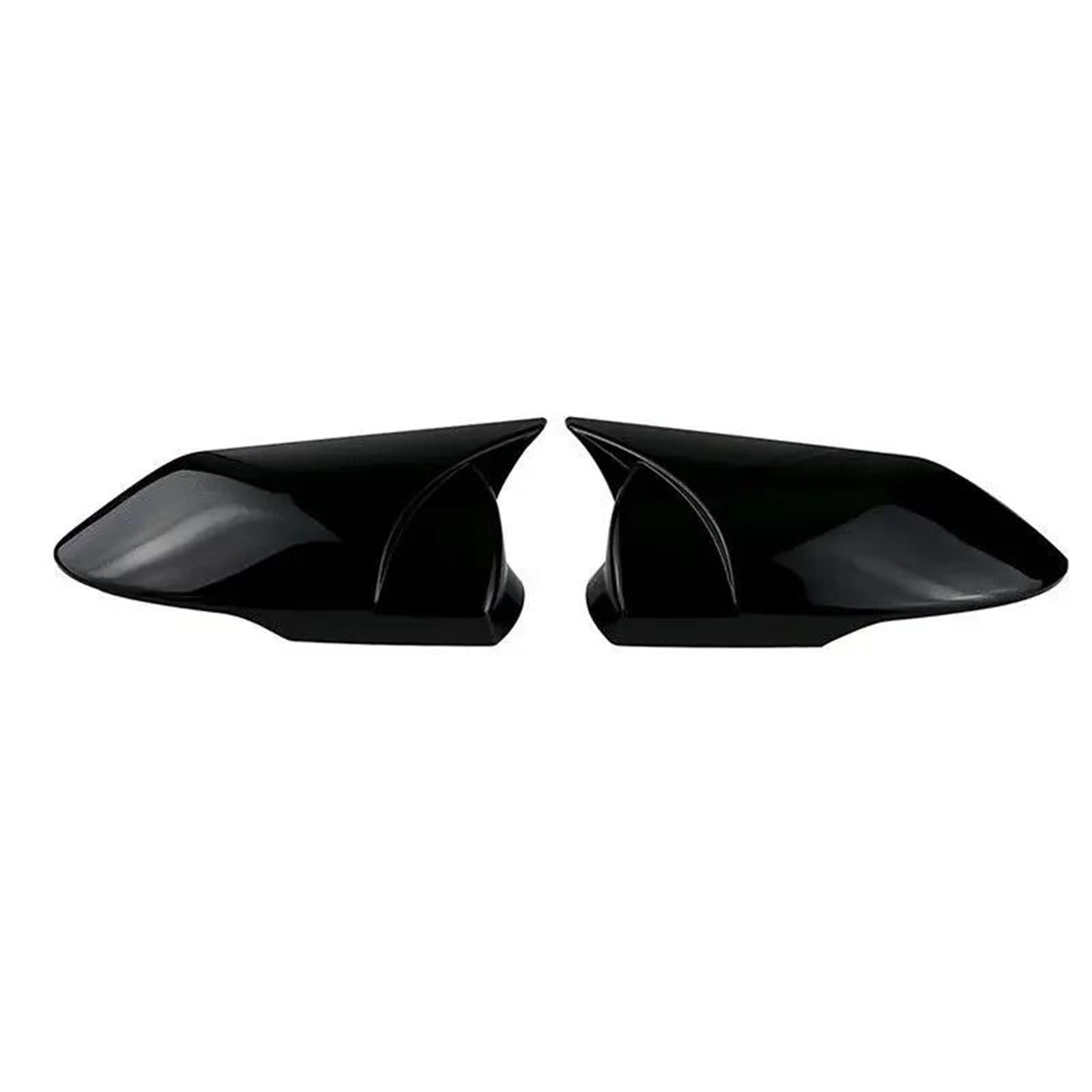 Car Wing Mirror Covers for Hyundai for Elantra 2021 2022 Car Rearview Side Mirror Cover Wing Cap Exterior Sticker Door Case Trim Carbon Black MNGNCBXWK(Gloss Black)