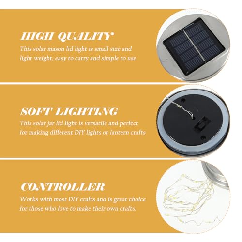 Cubierta solar para lámpara de frasco ideal para decorar terrazas y cenas al aire libre 3