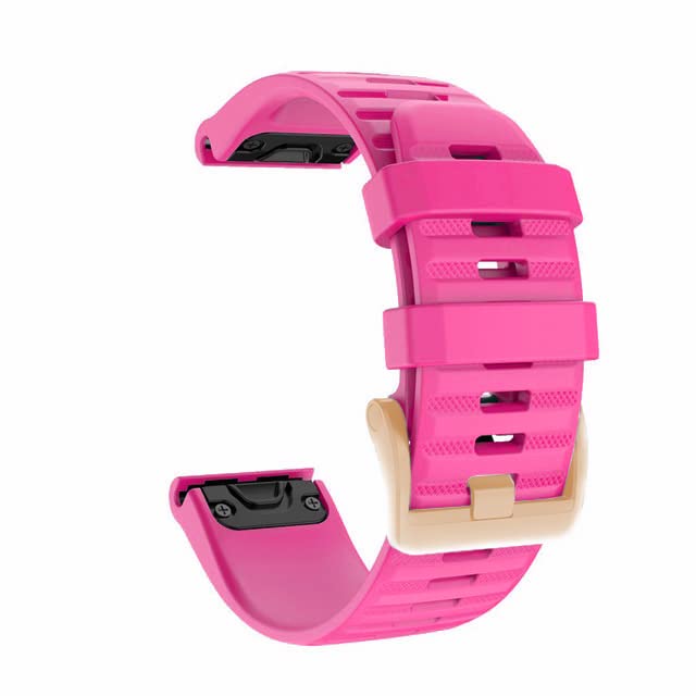 Correa de silicona de 20 mm para Garmin Fenix 6S de suave tacto y alta resistencia