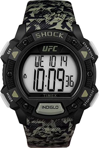 TIMEX Plastic Ufc Mens Core Shock 45Mm Watch - Camo Strap Digital Dial Black Case, Band Color-Multicolor (B0BBP7WNG1) Amazon Price History, Amazon Price Tracker