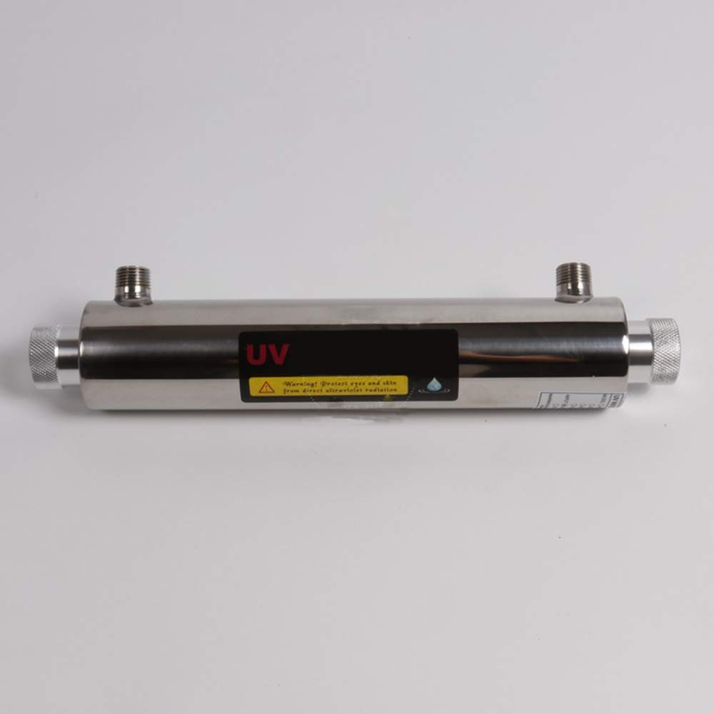 Desinfectante UV de acero inoxidable para 55 W 12 GPM