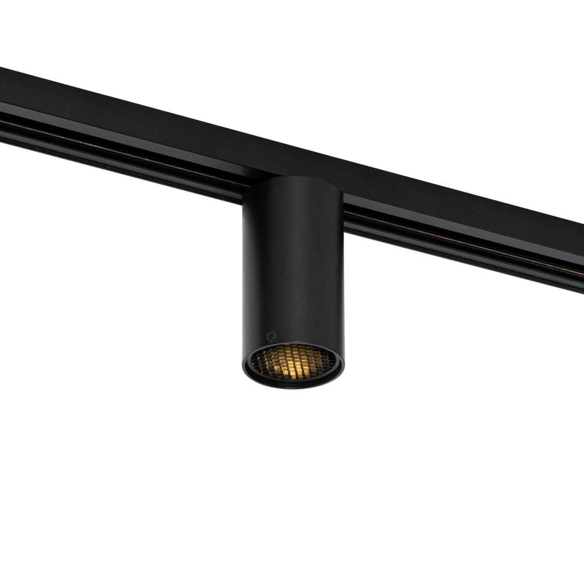 Qazqa Modern Rail Track Light, Track Light - Iconic - Black, Round, gu10, 5.6cm, Ideal for Hall Way, Office, Kitchen, Bedroom, and Living Room