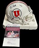 Kyle Whittingham Signed Utah Utes Riddell Speed Mini Helmet Jsa Coa - Autographed NFL Mini Helmets