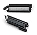 iJDMTOY OEM-Fit 3W Full LED License Plate Light Kit Compatible With 2015-up Dodge Charger Challenger, Chrysler 300 & Pacifica, 2017-up Jeep Compass, Powered by 18-SMD Xenon White LED