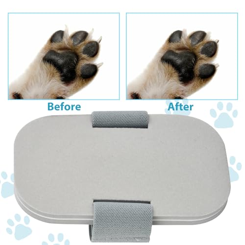Nagelfeile, Hund Katzen Nagelfeile Board, Pfotenpflege, Hohe Qualität Krallenfeile, für Haustiere Hunde Katzen, Grau
