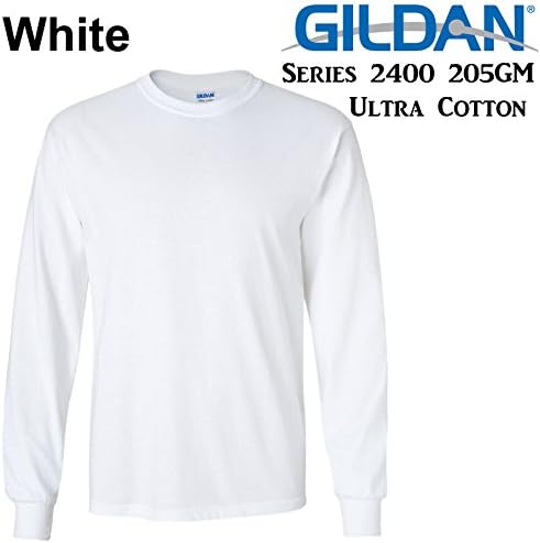 Gildan Long Sleeve T-Shirt Blank Plain 