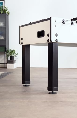 Garlando Kickertisch MasterCup Black&White, professionelle Spielstangen, robuster 75 kg Profi-Fußballtisch, Stabiler Tischfußball, Jugendliche und Erwachsene, Turnier-Tischkicker, vormontiert – Bild 6