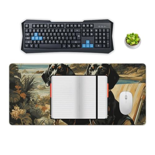 Tapis de souris Bento LED grand format avec base antidérapante - 4