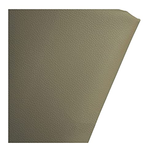 Tissu cuir simili imperméable beige gris pour réparer un canapé usé ou un siège de voiture