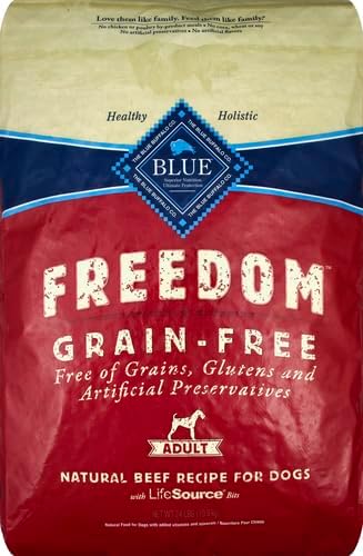 Blue Buffalo Freedom Grain-Free Dry Dog Food Beef & Potatoes 24-lb Bag