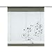 Produktbild Stickblume Gardine Raffgardinen mit 4 Farben und 4 Groessen Vorhang BxH 100cmx140cm Grau