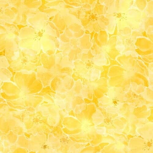 FlashPhoenix Quality Sewing Fabric – Majestic Mountains Digital by Teresa Ascone MAJM Yellow Cotton Size; 36" x 44" by The Yard