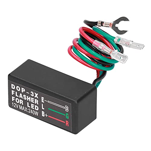 Module clignotant LED DOP-3X centrale électronique 12VDC 20A haute puissance auto moto