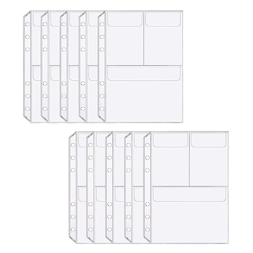 A5�o�C���_�[�|�P�b�g10�� 6�� A5�v�����i�[�C���T�[�g �������h��PVC���[�Y���[�t�X�g���[�W�|�[�` �����h�~�f�U�C�� 3�R���p�[�g�����g �t�@�C�����O�o�b�O �W���G���[�\�Z�����ʐ^�J�[�h�����[