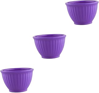 3 Pçs Tigelas De Silicone Para Tratamentos Faciais Tigela De Mistura De Máscara Facial Tigela Tigela Facial Tigela Anti-Queda De Silicone Tigela De Máscara Facial Uso Doméstico