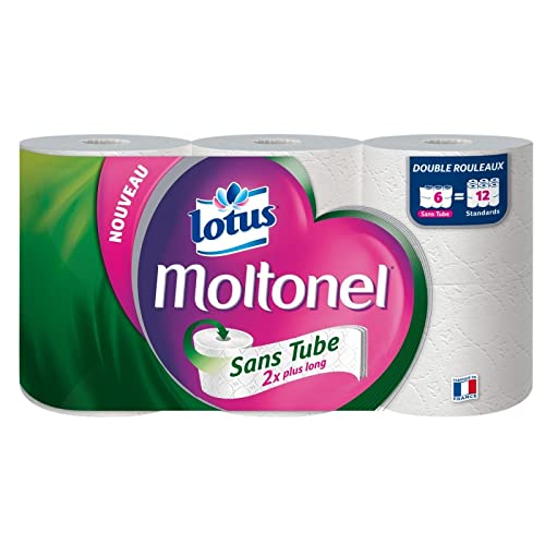 LOTUS - Moltonel Papier Toilette Sans Tube X6 - le Lot De 3