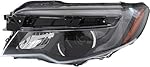 Evan-Fischer Headlight Assembly Compatible with 2016-2019 Honda Pilot Halogen Driver Side