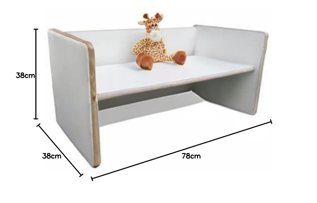 Eli-Kids Wendetisch/Bank weiß 2mount