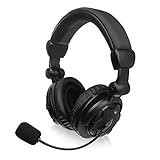 Ewent Auriculares estéreo con micrófono y Control de Volumen.