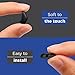 HILEEN Replacement Nose Pads Nose Pieces for Oakley Flak Jacket XLJ | Flak 2.0 OO9295 OO9188 | Flak Jacket | Flak Beta OO9363 | Flak Draft OO9364 | Flak XS OJ9005 Sunglass 2 Pairs