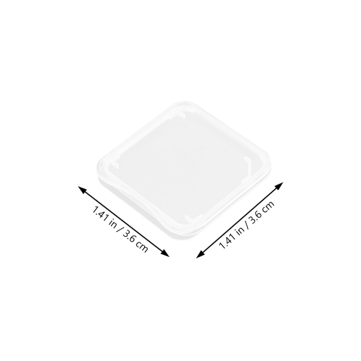 POPETPOP 50pcs Compact Memory Card Storage Box Lightweight Portable for Camera Computer Cards Strong Protection with Sleek Design for Travel Daily Use