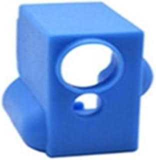 APAAZO 3D Printer V5/V6 Volcano Protective Silicone Sock Insulation Cover Case Compatible With Heater Block MK8 / MK10 /MK9 Silicone Sleeve Hot End (Color : Blue, Size : Volcano)