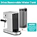 CASABREWS CM5418J Espresso Machine 20 Bar, Professional Espresso Maker with Milk Frother Steam Wand, Stainless Steel Cappuccino Latte Machine with 34oz Removable Water Tank and Touchscreen, Silver