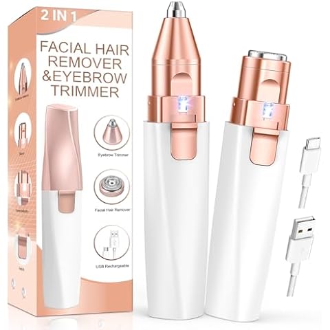 Vinmall 2-in-1 Facial Hair Remover Cover