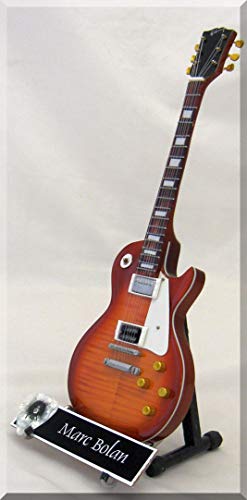 MARC BOLAN Guitare Miniature T-REX avec médiator - Les Beatles, Paul McCartney, John Lennon, RIngo Starr, George Harrison MARC BOLAN Guitare Miniature T-REX avec médiator – Image 3