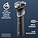 Philips Shaver Series 5000X - Elektrorasierer für Nass- und Trockenrasur, Skin Protect Technologie, flexibler 360-Grad-Scherkopf, Aufladen in 1 Std./5 Min Schnellladung (Modell X5004/00)