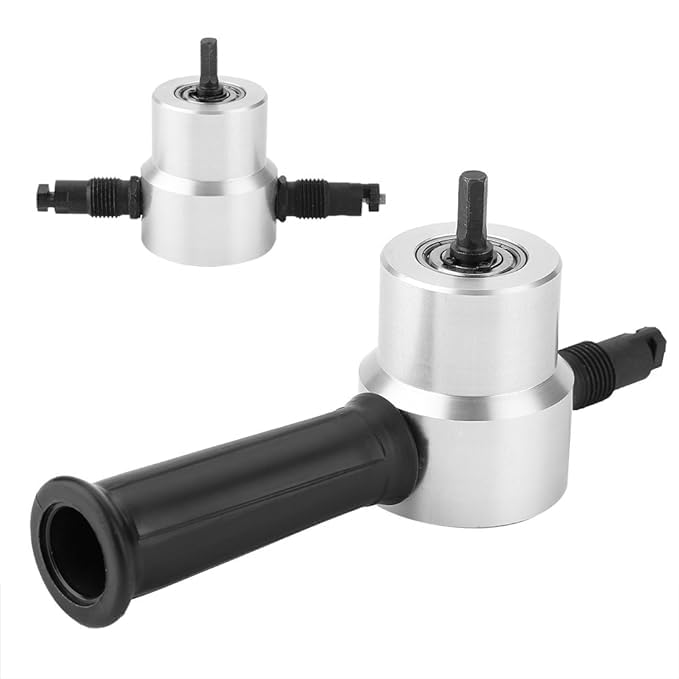 nitya Double Head Sheet Metal Cutter Nibbler Cutting Tool Saw Power Drill Attachment (B0D1VPNDNT) Amazon Price History, Amazon Price Tracker
