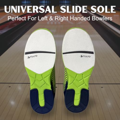 Image of Pyramid Men's Path Lite Seamless Mesh Bowling Shoes - Lightweight Seamless Design, Athletic Fit, Breathable Knit Upper, Universal Slide Soles