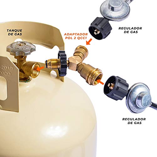 Mejores review On-line Conectores para gas lp los más solicitados. 6 Imagen adicional