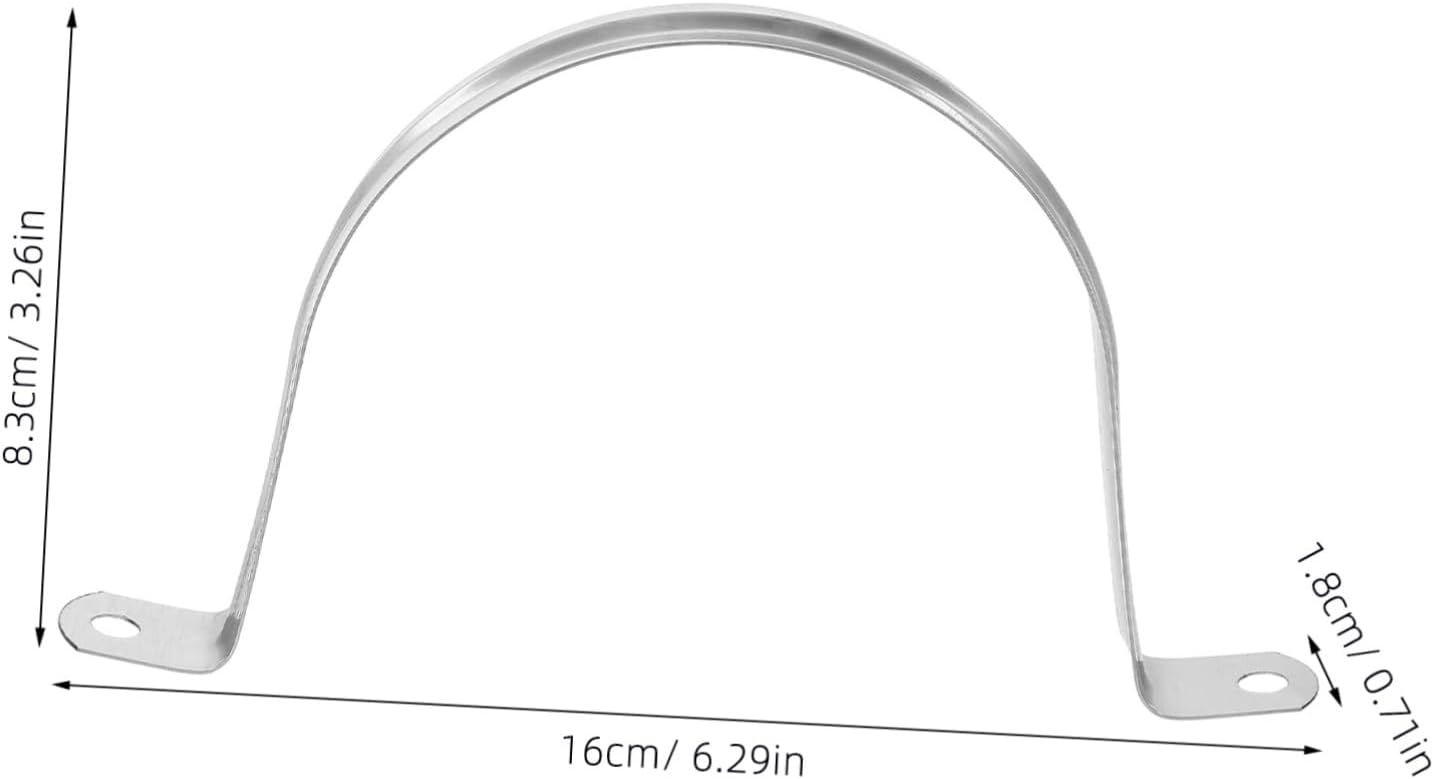 Stainless Steel Pipe Clamps 100pcs Set for Secure Pipe Hose Clamping Easy Install