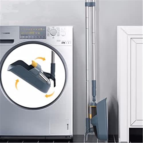 LVUNZJCA Besen und Kehrschaufel Set Besen Kehrschaufel Kehrmaschine Kehrmaschine 2-teiliges Haushalt Kehrschaufel Set für Kehren – Bild 5