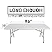 blomma AtkEssentialWaterproof Plastic Vinyl Tablecloth Elastic Edged Rectangular Fitted Picnic Cover Outdoor tablecloths Rectangle Tables Home Indoor Fits 8FT (8FT 30