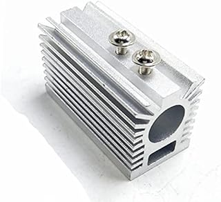 22x27x46mm Soporte de disipador de Calor de Plata Fregadero de Calor for 12 mm Azul/Verde/Rojo/IR Módulos láser (Color : 5pcs)