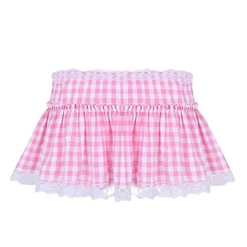 Women Girls Plaid Mini Skirt Smocked Ruffle Layered Short Skirt Gingham Pleated A-Line Skirt Summer Streetwear2